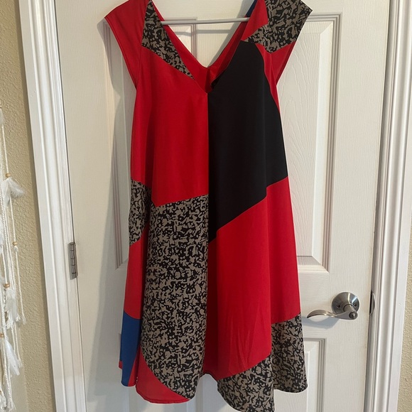 No. 6 Dresses & Skirts - No. 6 Store 100% Silk Color Block Flowy Dress Sz 2